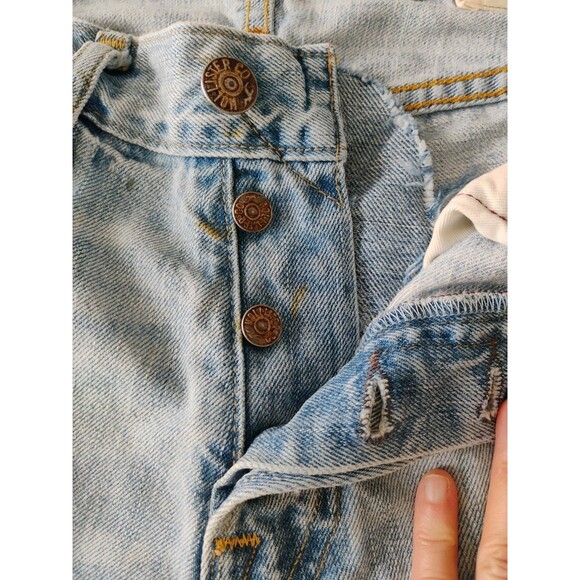 Hollister Jeans Women's REAL Boyfriend Slim Patch Distressed Handmade 32/29 READ - Picture 14 of 16